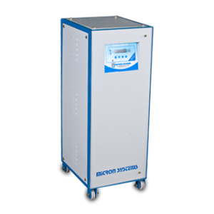 Micron 15 KVA Single Phase Input 170V-270V Air Cooled Servo Voltage Stabilizer